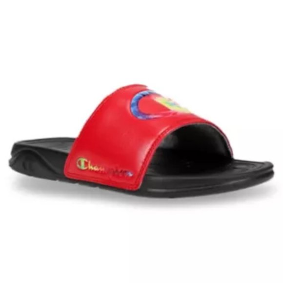 🤩 CHAMPION MEGA SLIDE SCARLETT BLACK WOMENS SLIDE SANDALS (SIZE 7) 🤩 - Picture 12 of 15